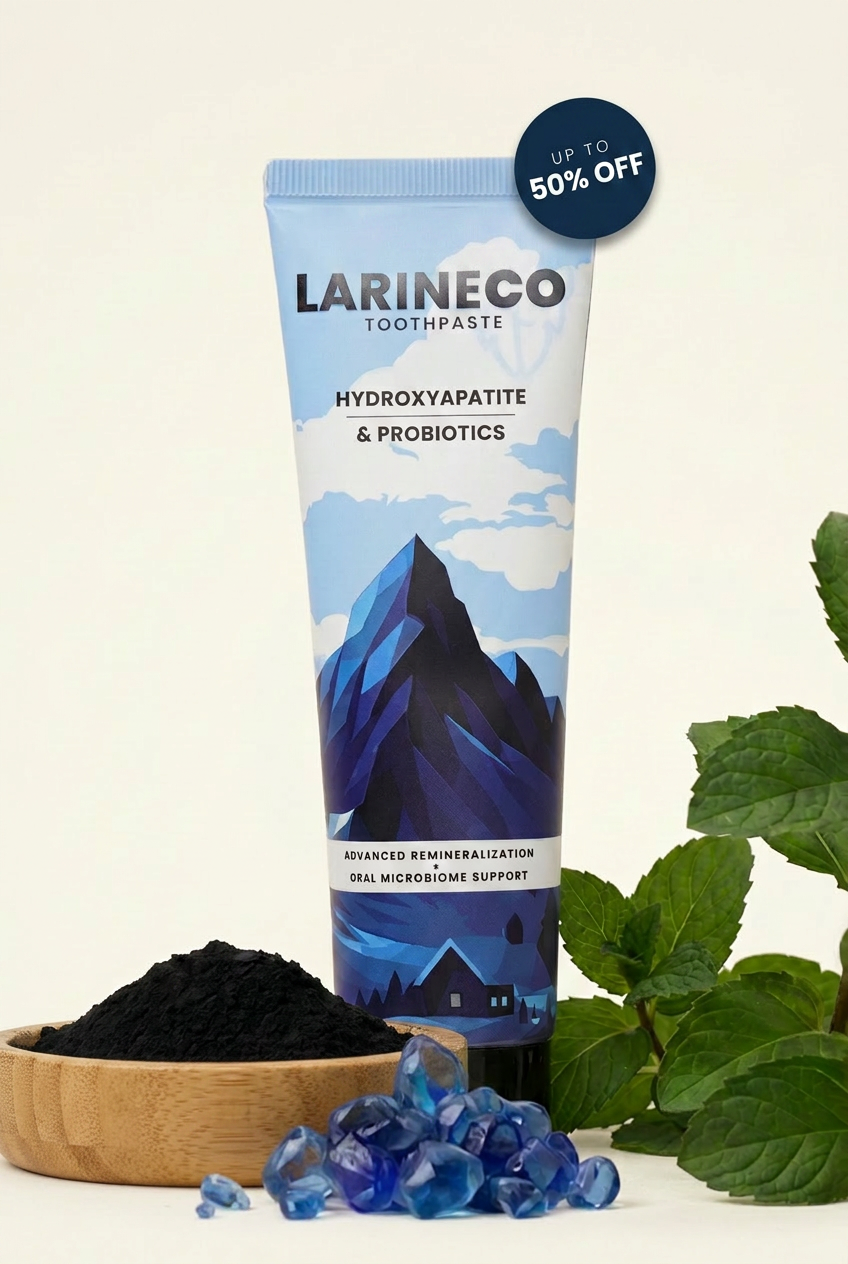 Larineco Remineralizing Toothpaste tube