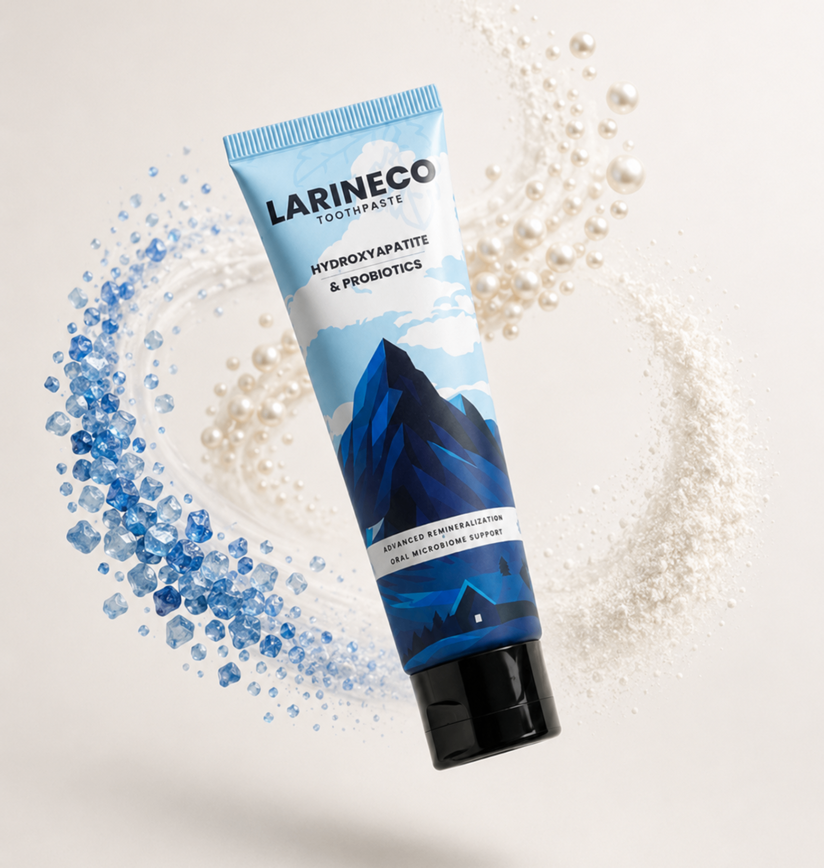 Larineco toothpaste with hydroxyapatite and probiotics